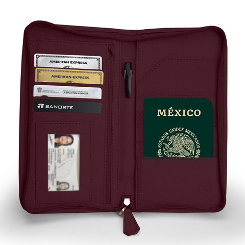 porta pasaporte personalizado