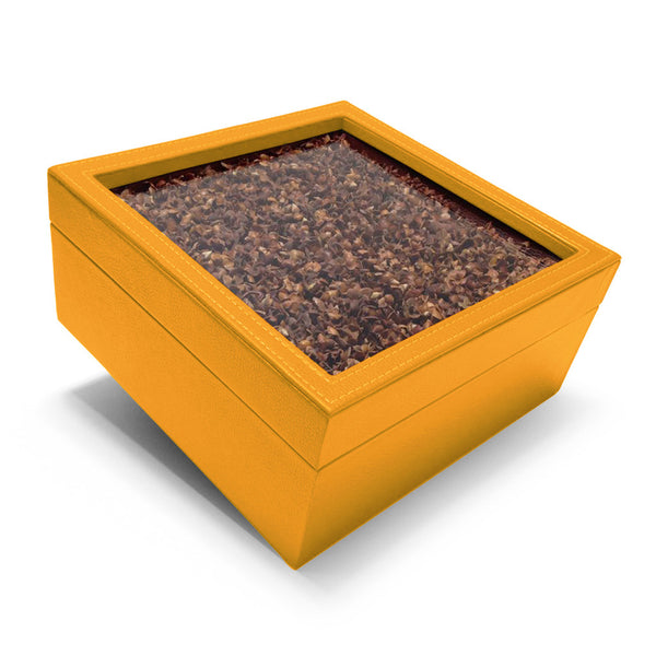 Caja de té 6 divisiones 100% de piel hecha a mano – Koon Artesanos